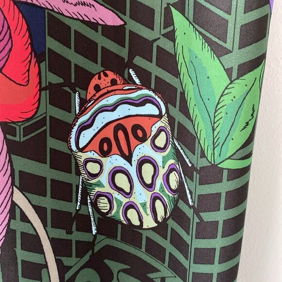 Nike Dry-Fit One Leggings Sz XL Colorful  Floral Print Athletic Workout Casual - Picture 8 of 16